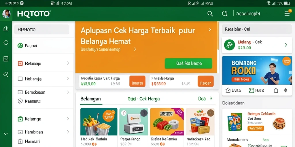 Tampilan antarmuka HQTOTO yang sederhana dan efektif untuk cek harga.