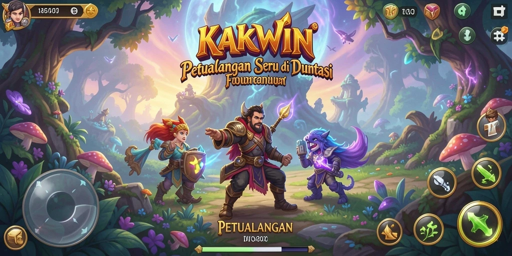 Tampilan antarmuka KAKWIN yang menawan dan interaktif.