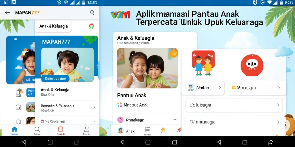 Tampilan antarmuka aplikasi MAPAN777 yang intuitif dan mudah digunakan.