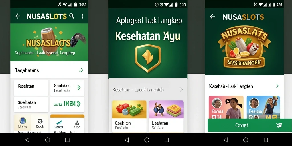 Screenshot NUSASLOTS menampilkan antarmuka Lacak Langkah yang intuitif.