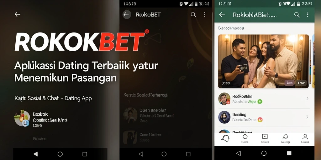 Tampilan antarmuka ROKOKBET dengan fitur berkencan yang intuitif.